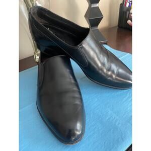 Florsheim Men’s Black Leather Slip-On Dress Shoes – Size 9D